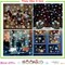 321PCS Snowflake Window Clings for Glass Windows, 9 Sheets Christmas Window Clings for Glass Windows, Winter Window Clings, Xmas Window Clings, Christmas Decorations for Office Clearance Indoor